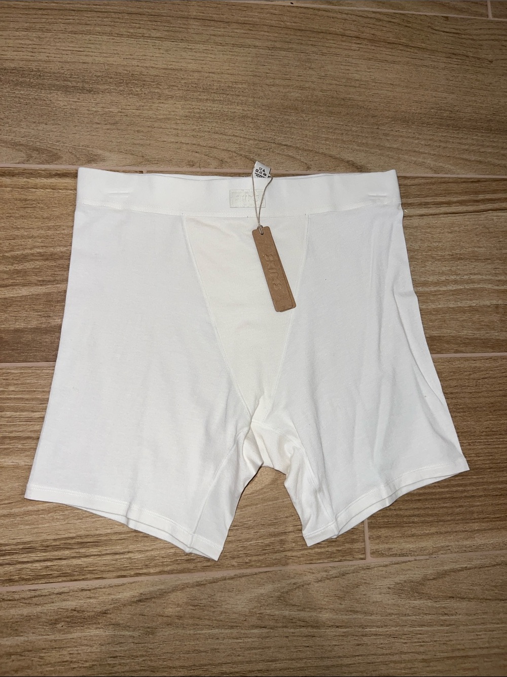 Skims Cotton Rib Boyfriend Boxer Shorts